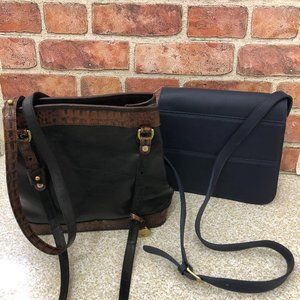 vintage bags lot of 2 bag Coach / brahmin